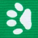 #106-6-BP 6-ft. Printed Paw/Bone Flat Leashes w/ Bolt Snap