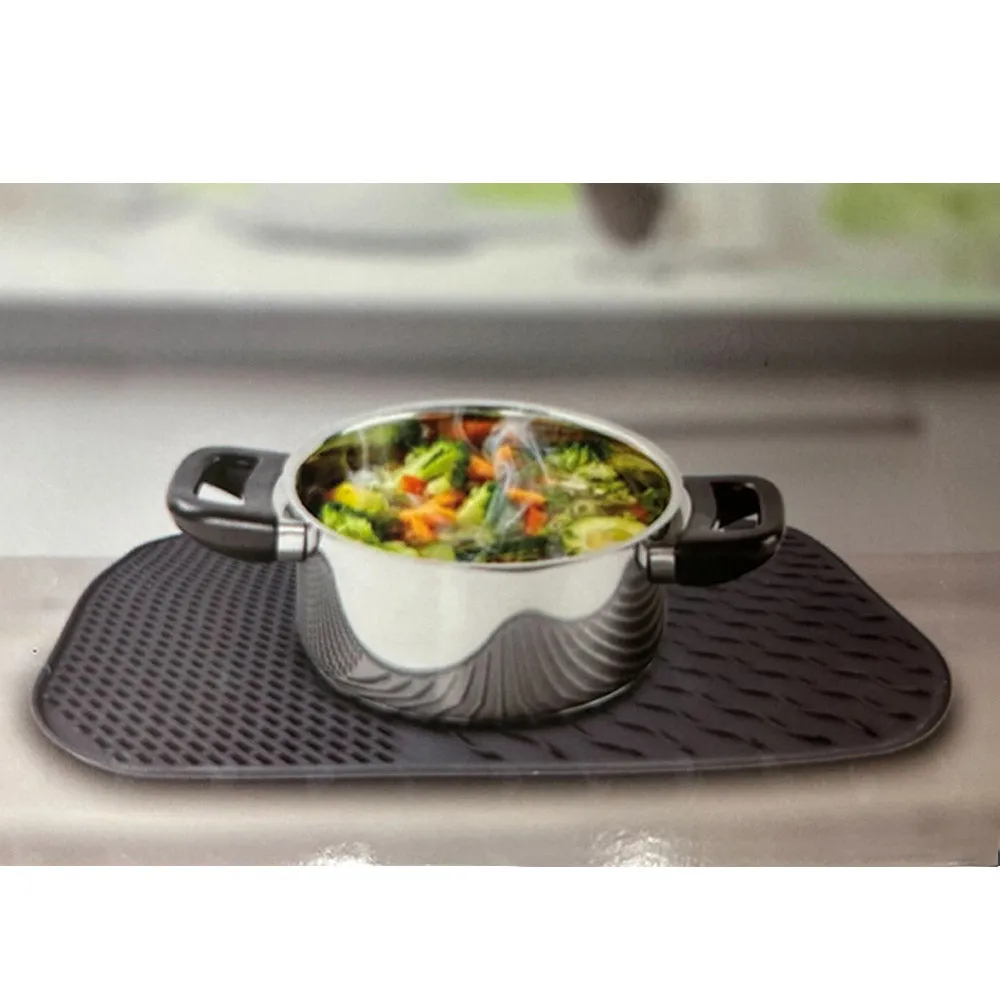 2 Silicone Dish Drying Mat Kitchen Counter Sink Drawer Liner 14X11 Eco Bpa Free