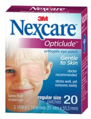 3M 1539 Nexcare Opticlude Orthoptic Eye Patch Regular Size