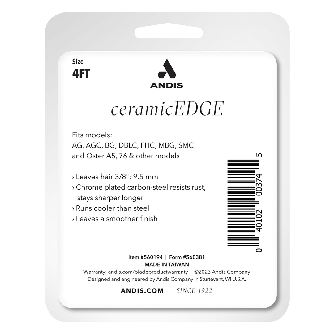 #4FT CeramicEdge Detachable Blade by Andis