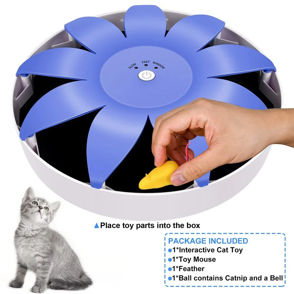 Automatic Electric Magnetic Spinning Cat Toys