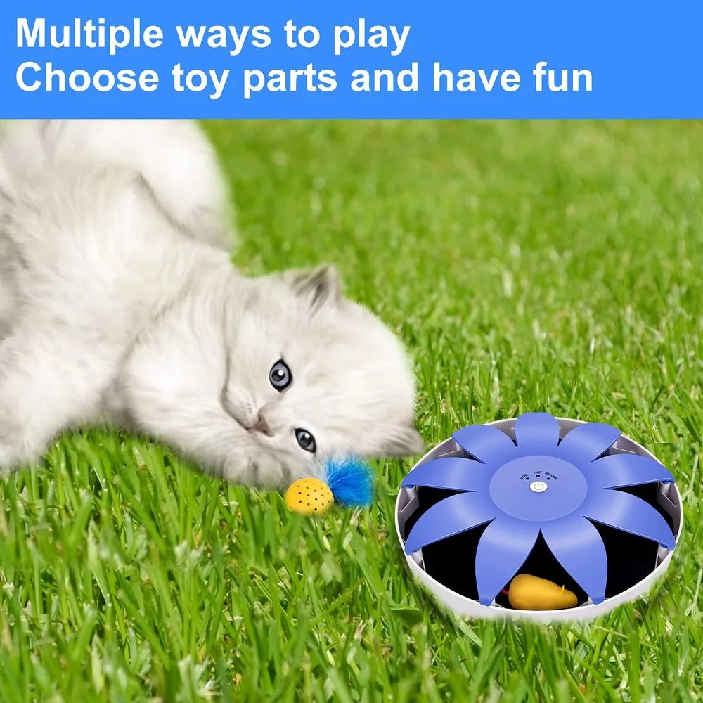 Automatic Electric Magnetic Spinning Cat Toys