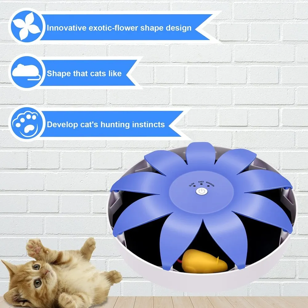 Automatic Electric Magnetic Spinning Cat Toys
