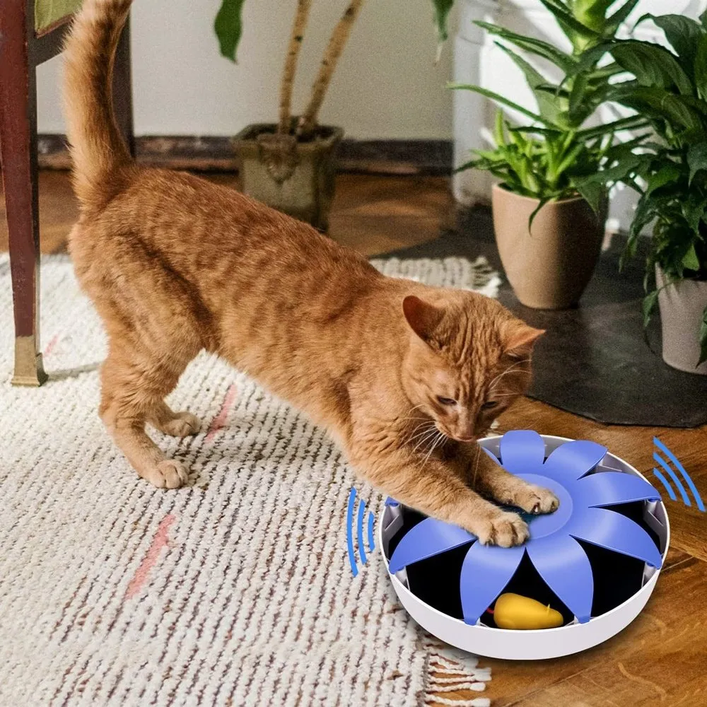 Automatic Electric Magnetic Spinning Cat Toys