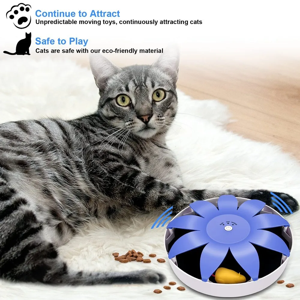Automatic Electric Magnetic Spinning Cat Toys