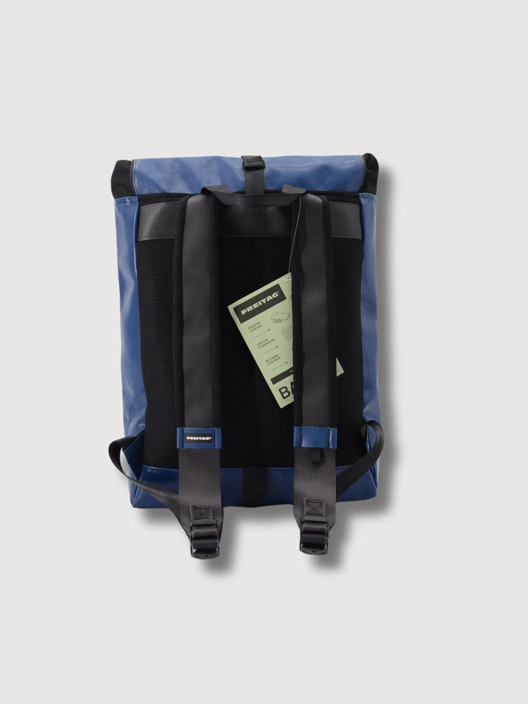Backpack F155 Clapton Blue In Used Truck Tarps | Freitag