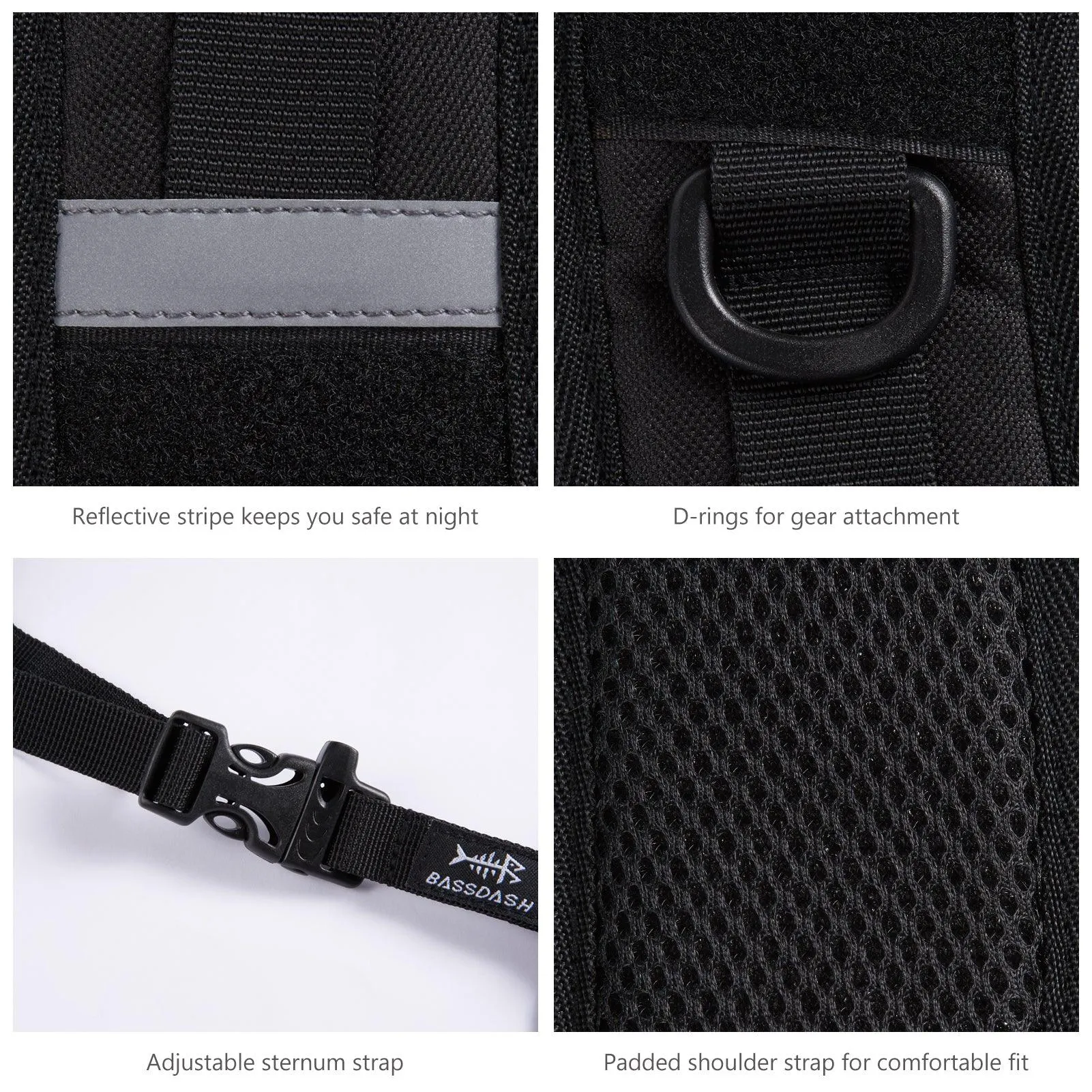 Backpack Straps Replacement Adjustable Padded Shoulder Straps for Backpack