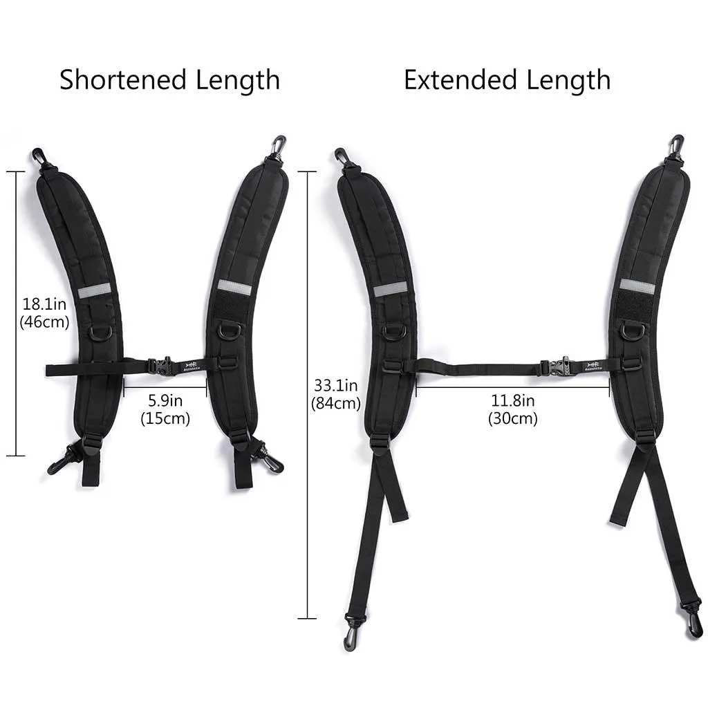 Backpack Straps Replacement Adjustable Padded Shoulder Straps for Backpack