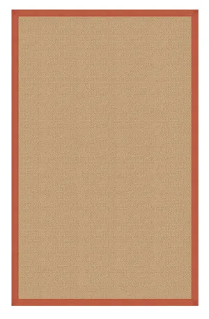 Benzara 12 x 2.5 Feet Hand Finish Wool Rug with Action Backing, Beige and Orange