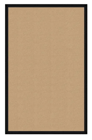 Benzara 8 x 2.5 Feet Hand Finish Wool Rug with Action Backing, Beige and Black