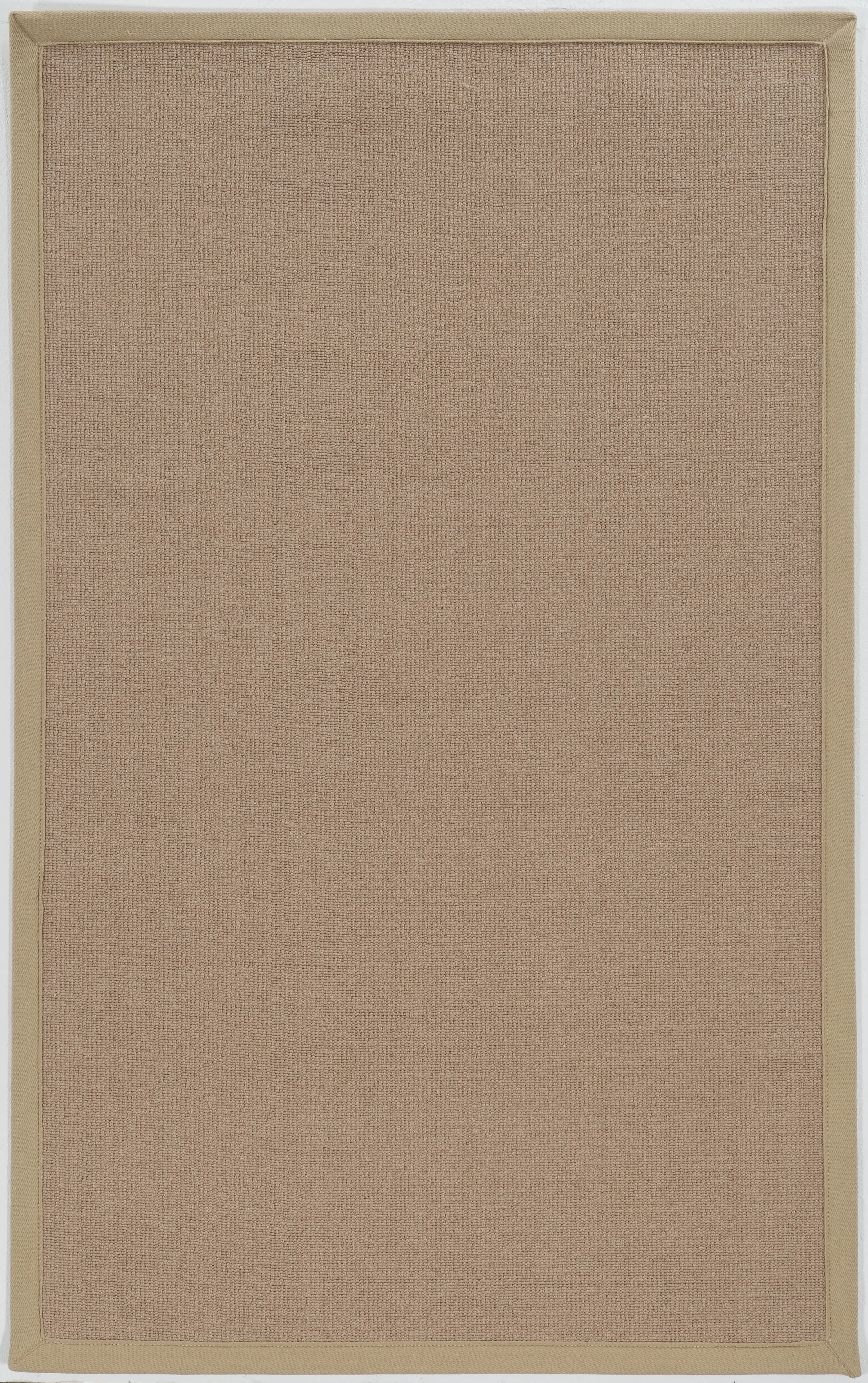 Benzara 8 x 2.5 Feet Hand Finish Wool Rug with Action Backing, Brown and Beige