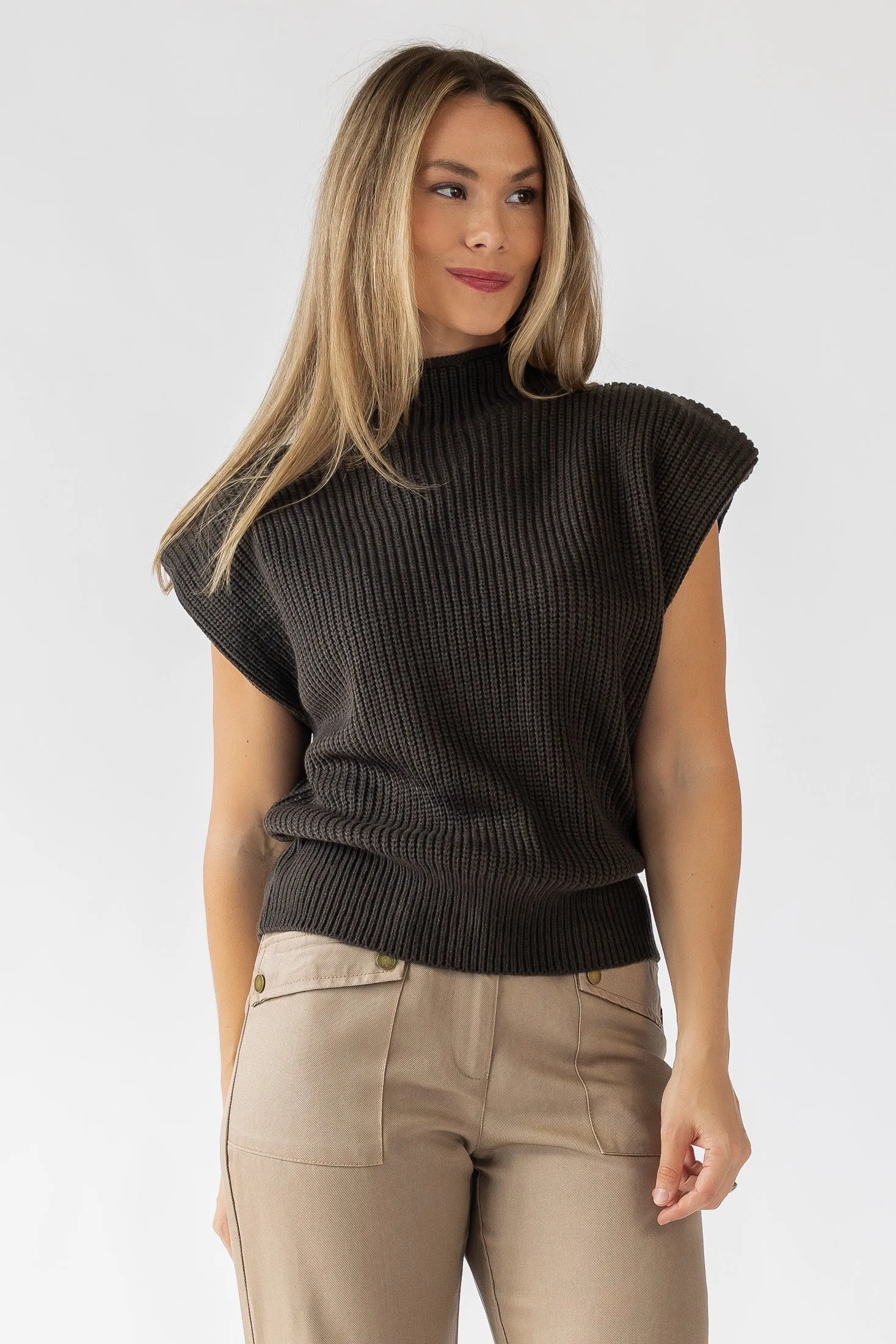 Celine Padded Sweater Vest - Final Sale
