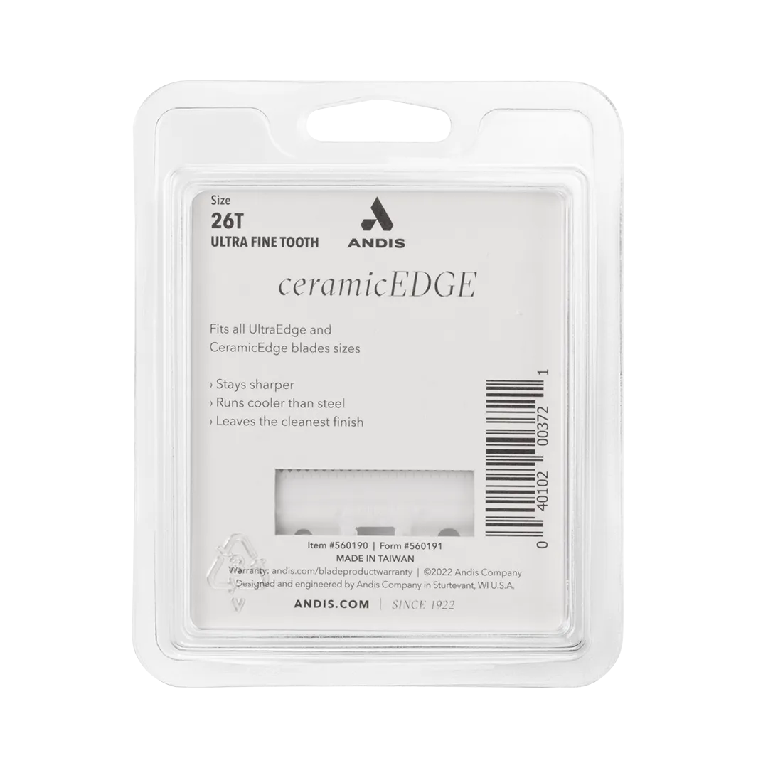 Ceramic Edge 26T Ultra Fine Tooth Cutter by Andis