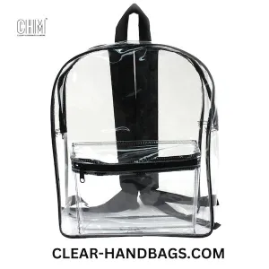 Clear Backpack For School or Work with Adjustable Shoulder Strap(CH-D023F)