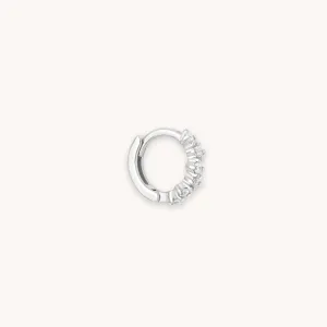 Cluster Hoop 6.5mm in Silver