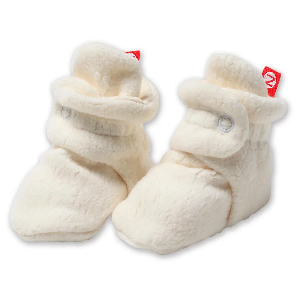 Cozy Fleece Booties 3 and 6 Months Zutano
