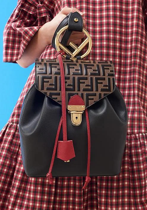 Cruise FF Embossed Calf Backpack