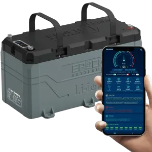 Epoch Batteries 36V 100Ah | Marine Battery | Lithium Trolling Battery | Heated & Bluetooth | LiFePO4 Battery