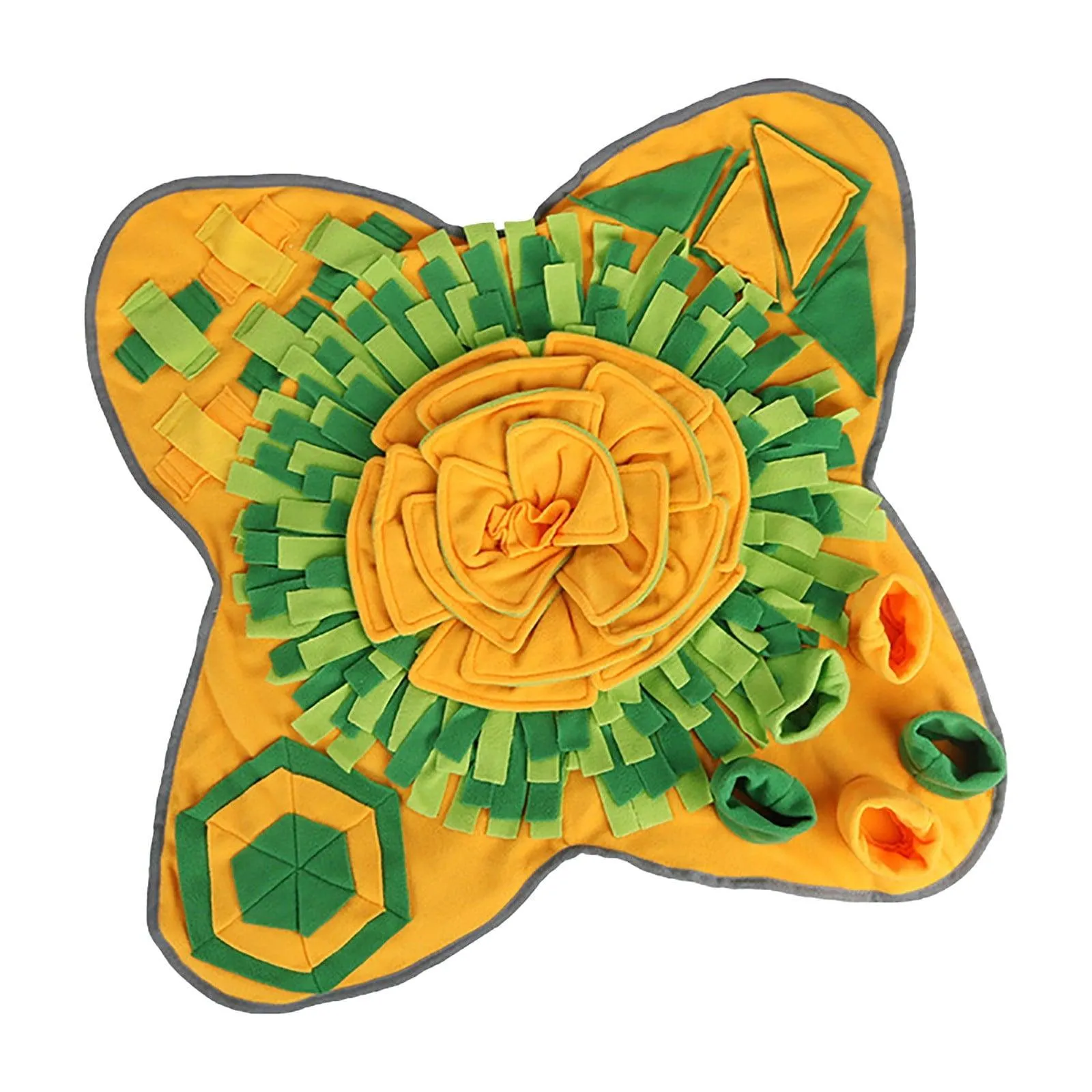 EQWLJWE Pet Snuffle Mat for Dogs - Interactive Slow Feeding Activity Mats for Small Medium Large Dog Cat - Puppy Food Feeder Puzzle Toy Sniff Mat Stimulation Natural Foraging Skills Smell Training Pad