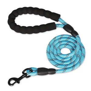 Heavy-Duty Rope Dog Leash – Padded Handle, Multiple Lengths (47" to 118")