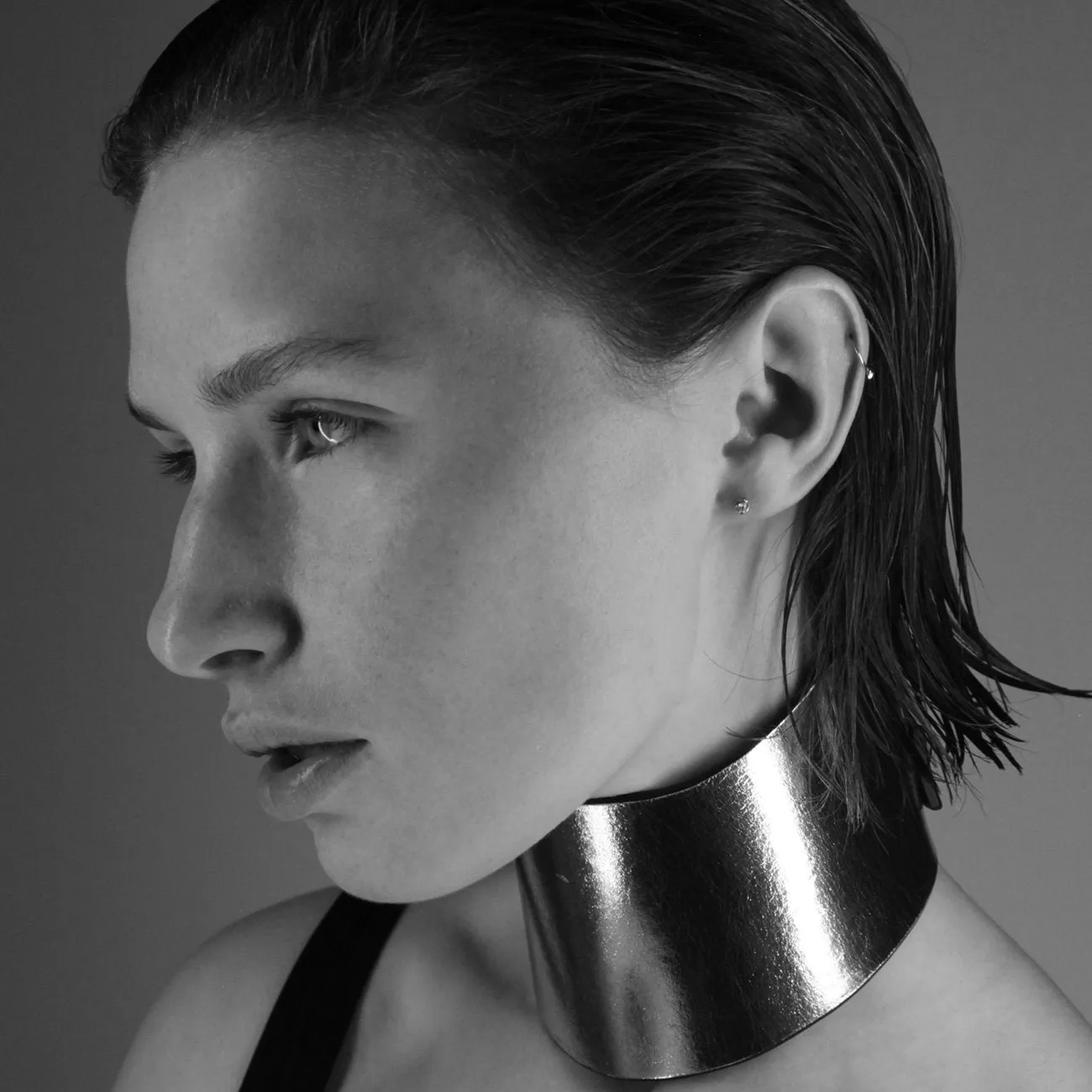 HIGH POSTURE COLLAR SILVER