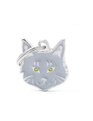 ID Tag - Friends Collection - Maine Coon Cat Tag | Personalized Cat Dog Tag