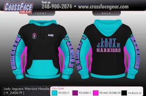 Lady Jaguar Warriors Full Sublimated Hoodie