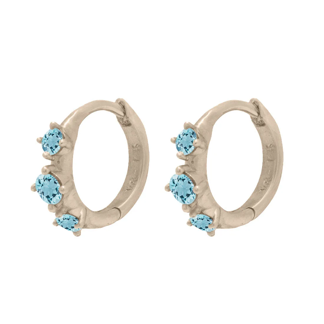 Mini Orion's Belt Clickers, Aquamarine