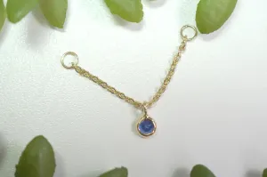 MODERN MOODD SLIDING BEZEL ROUND  GEMSTONE CHAIN