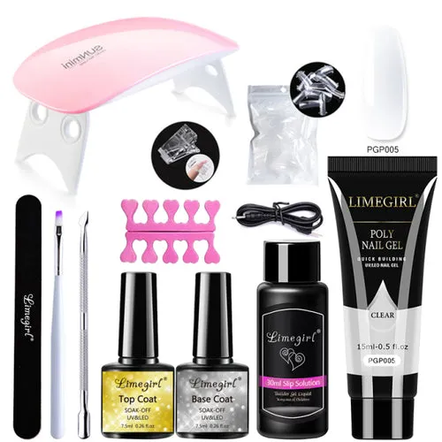 Nail Set With Nail Lamp Nail Dryer Nail Drill Machine Manicure Set Kit