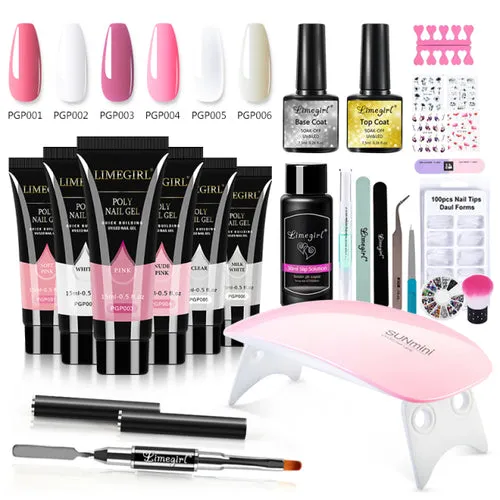 Nail Set With Nail Lamp Nail Dryer Nail Drill Machine Manicure Set Kit