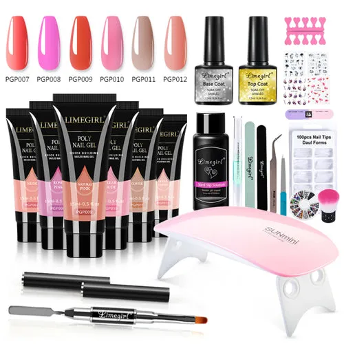 Nail Set With Nail Lamp Nail Dryer Nail Drill Machine Manicure Set Kit