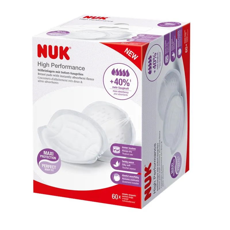 NUK High Performance Breast Pads 60/box