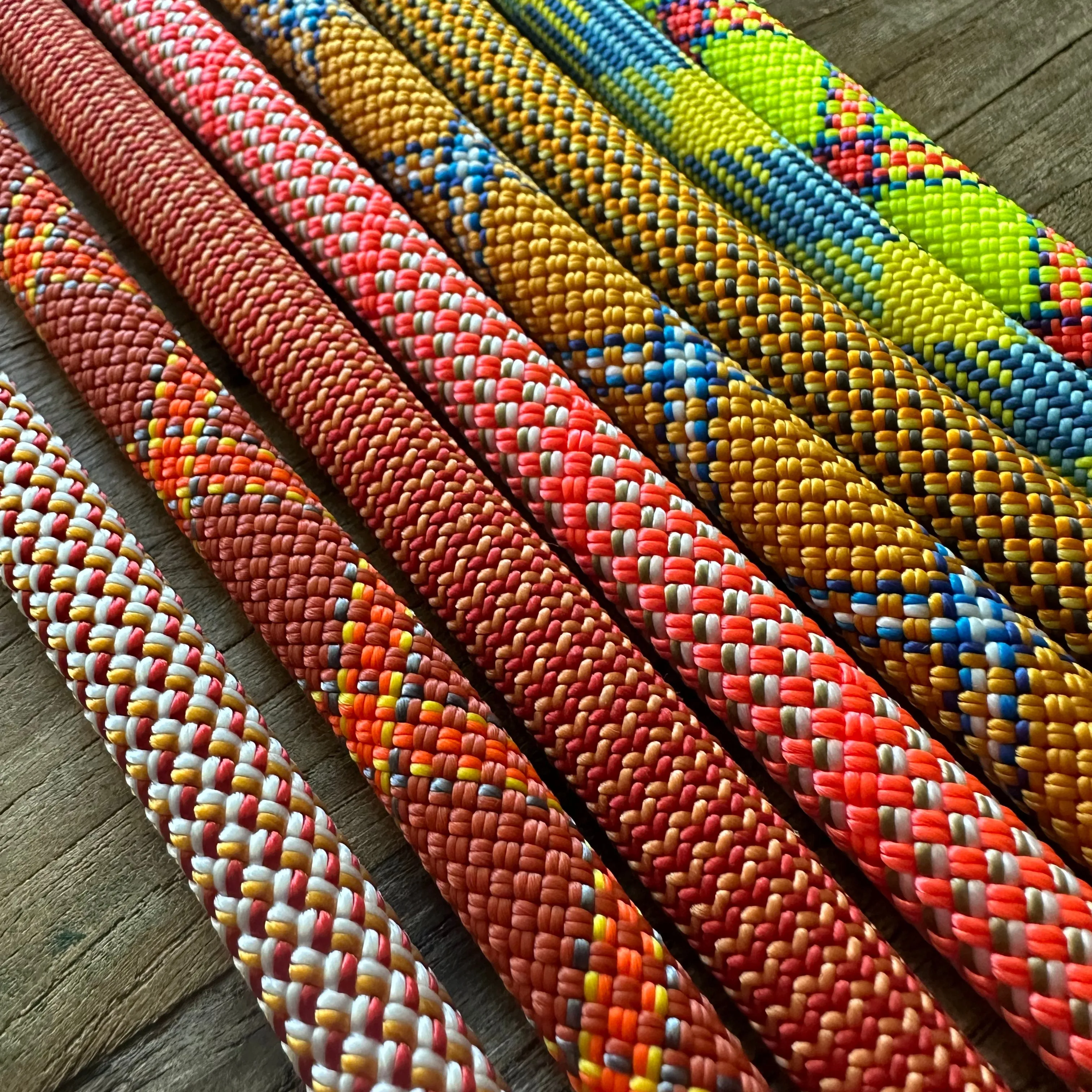 Orange & Yellow Patterns Climbing Rope Leashes