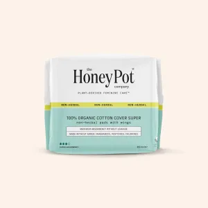 Organic Cotton Cover Non-Herbal Super Pads with Wings