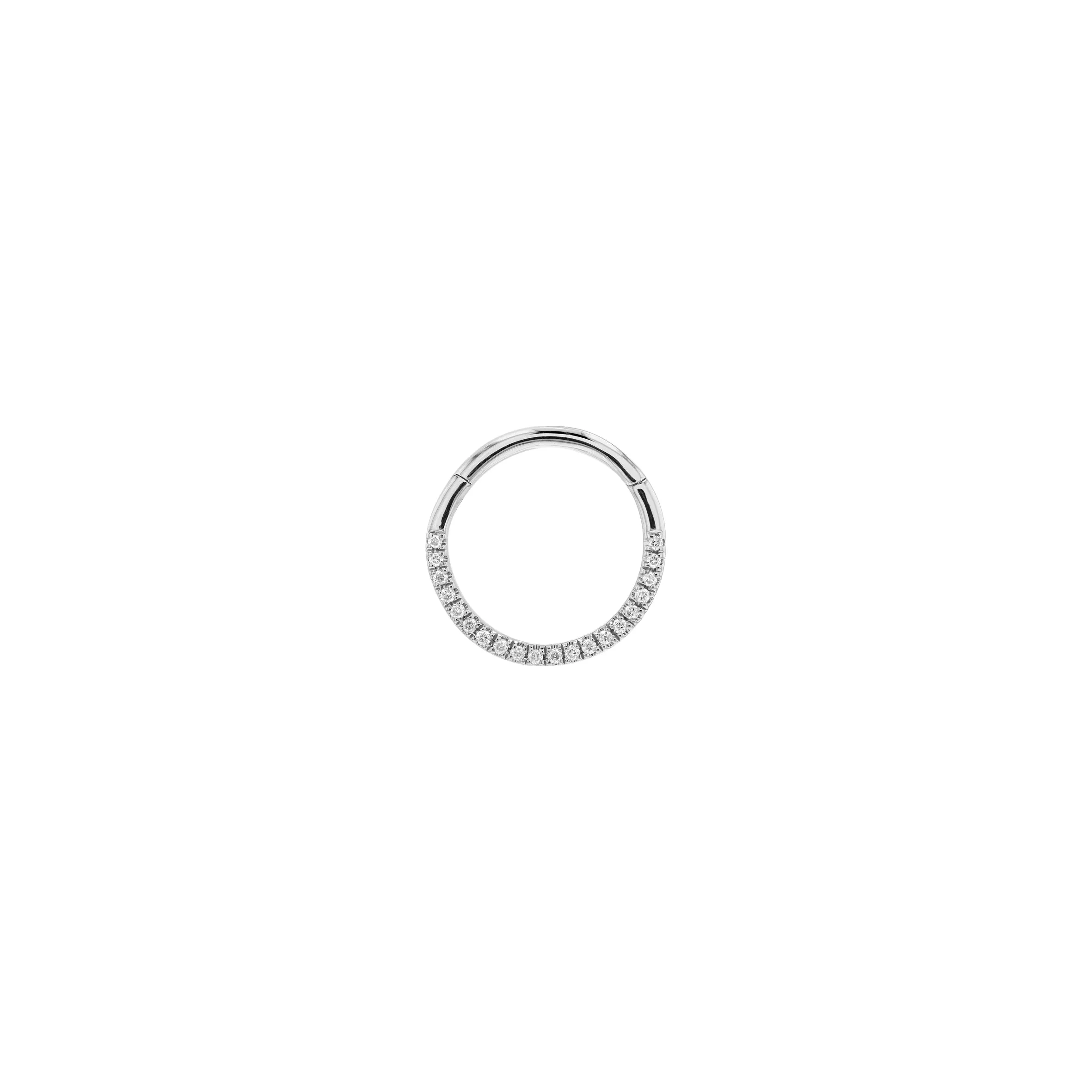 Pavé Clicker - White Diamond