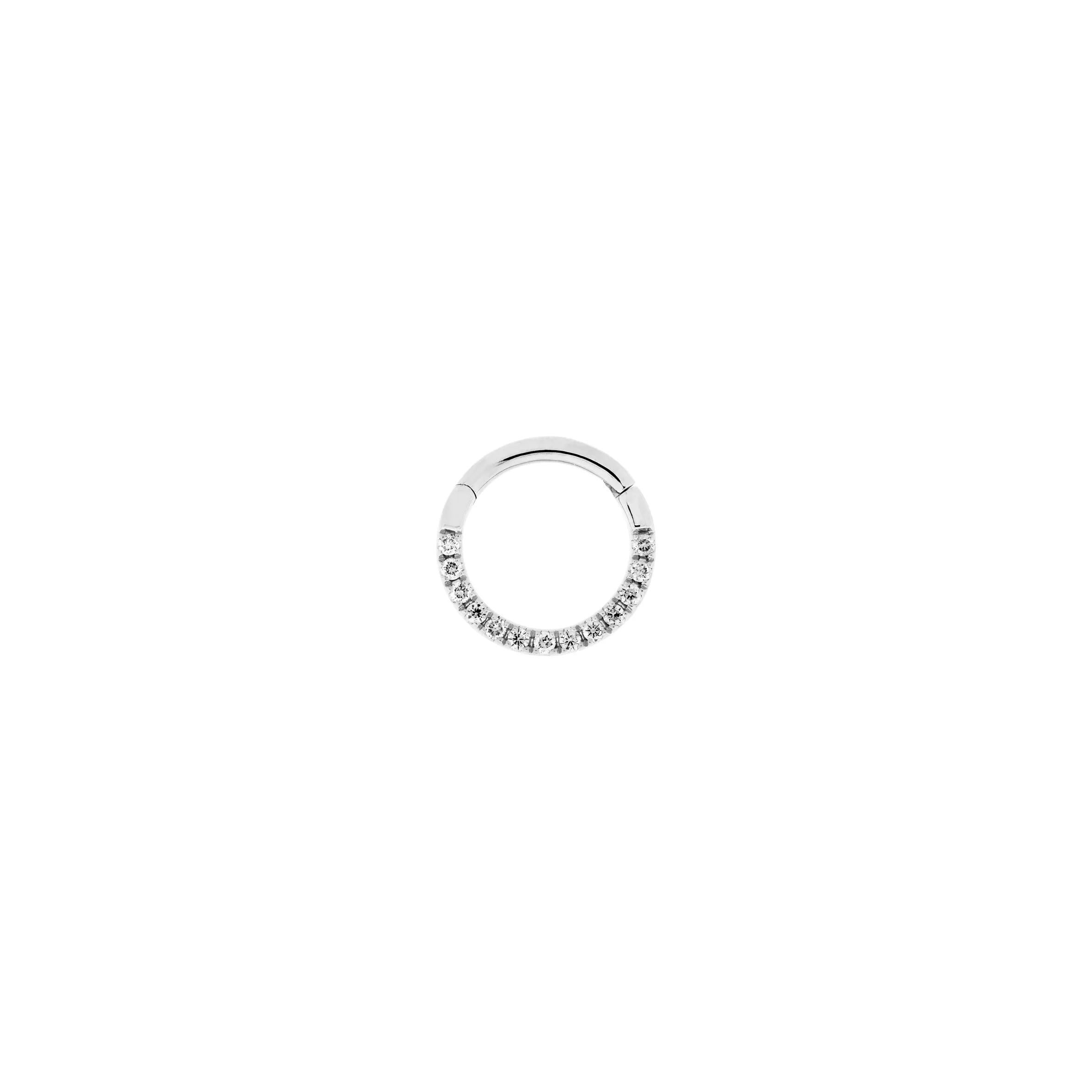 Pavé Clicker - White Diamond