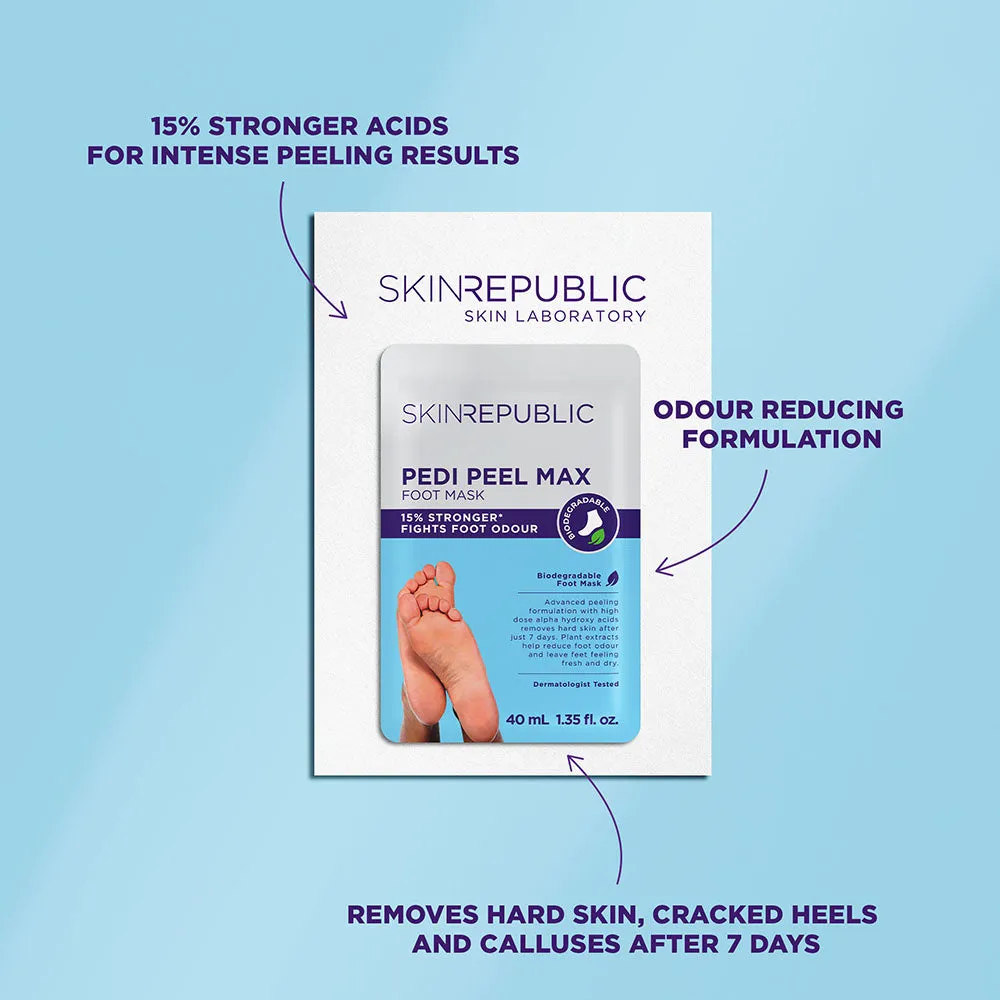 Pedi Peel Max Intensive Exfoliating Treatment (Pack of 10)