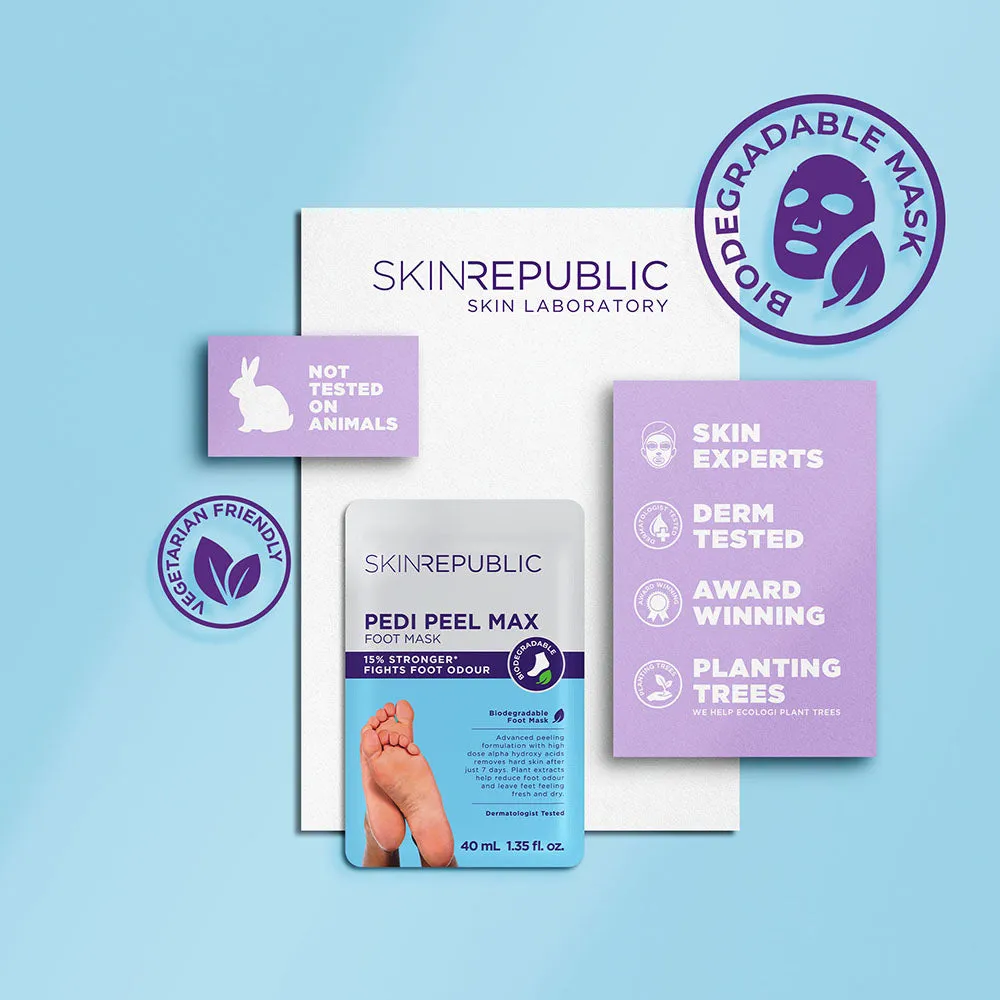 Pedi Peel Max Intensive Exfoliating Treatment (Pack of 10)