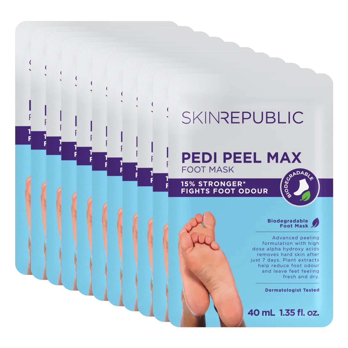 Pedi Peel Max Intensive Exfoliating Treatment (Pack of 10)