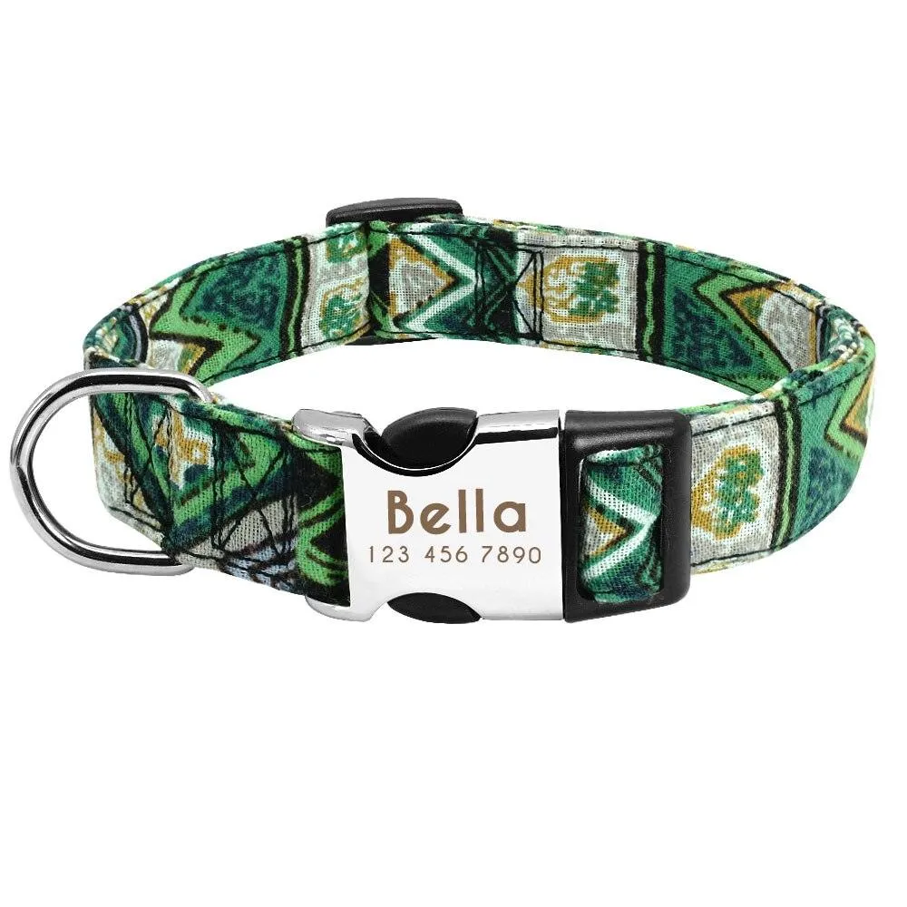 Personalized Nylon Tag Collar