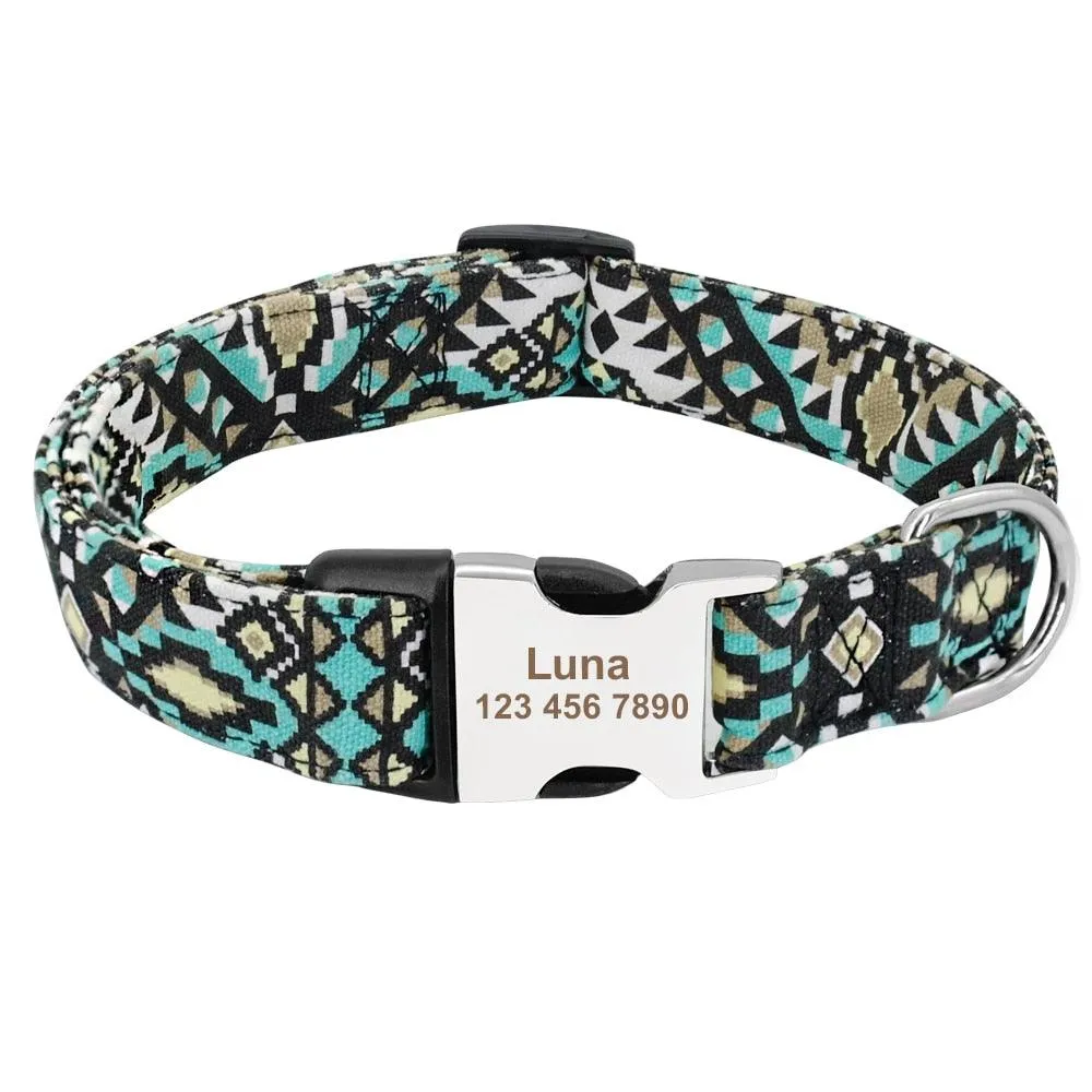 Personalized Nylon Tag Collar
