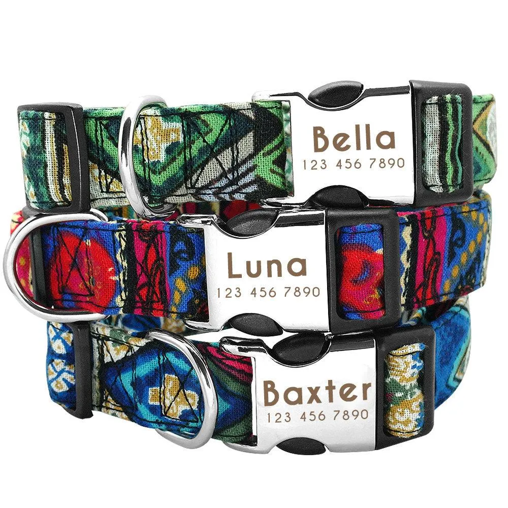 Personalized Nylon Tag Collar