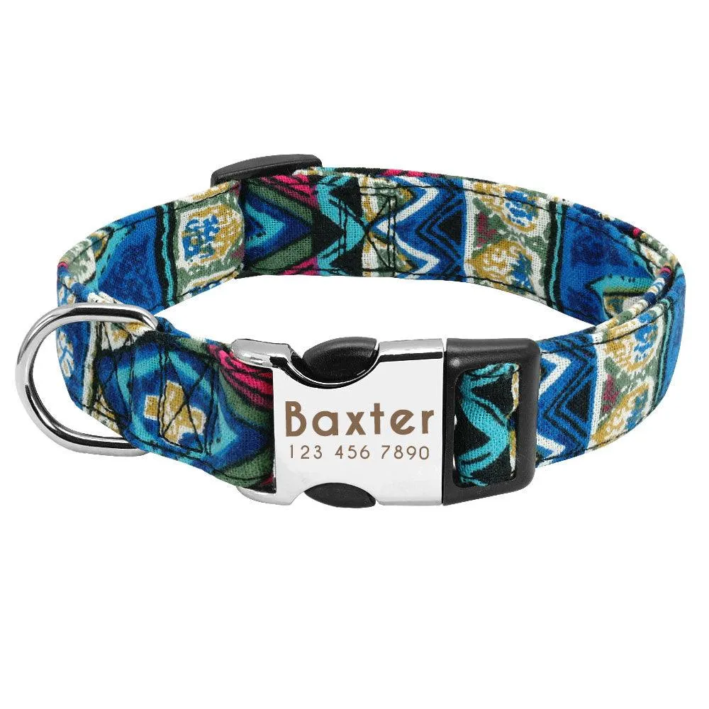 Personalized Nylon Tag Collar