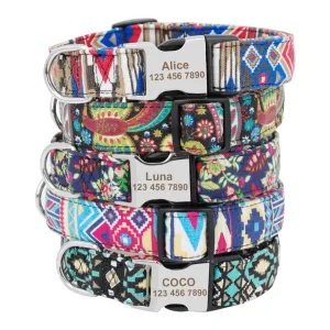 Personalized Nylon Tag Collar