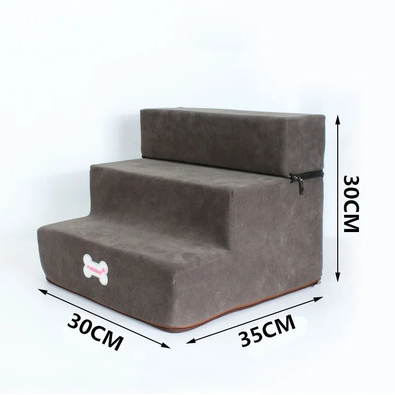 Pet Stairs Steps Cat And Dog Climb Stairs 3 Stairs Pet Bed Stairs