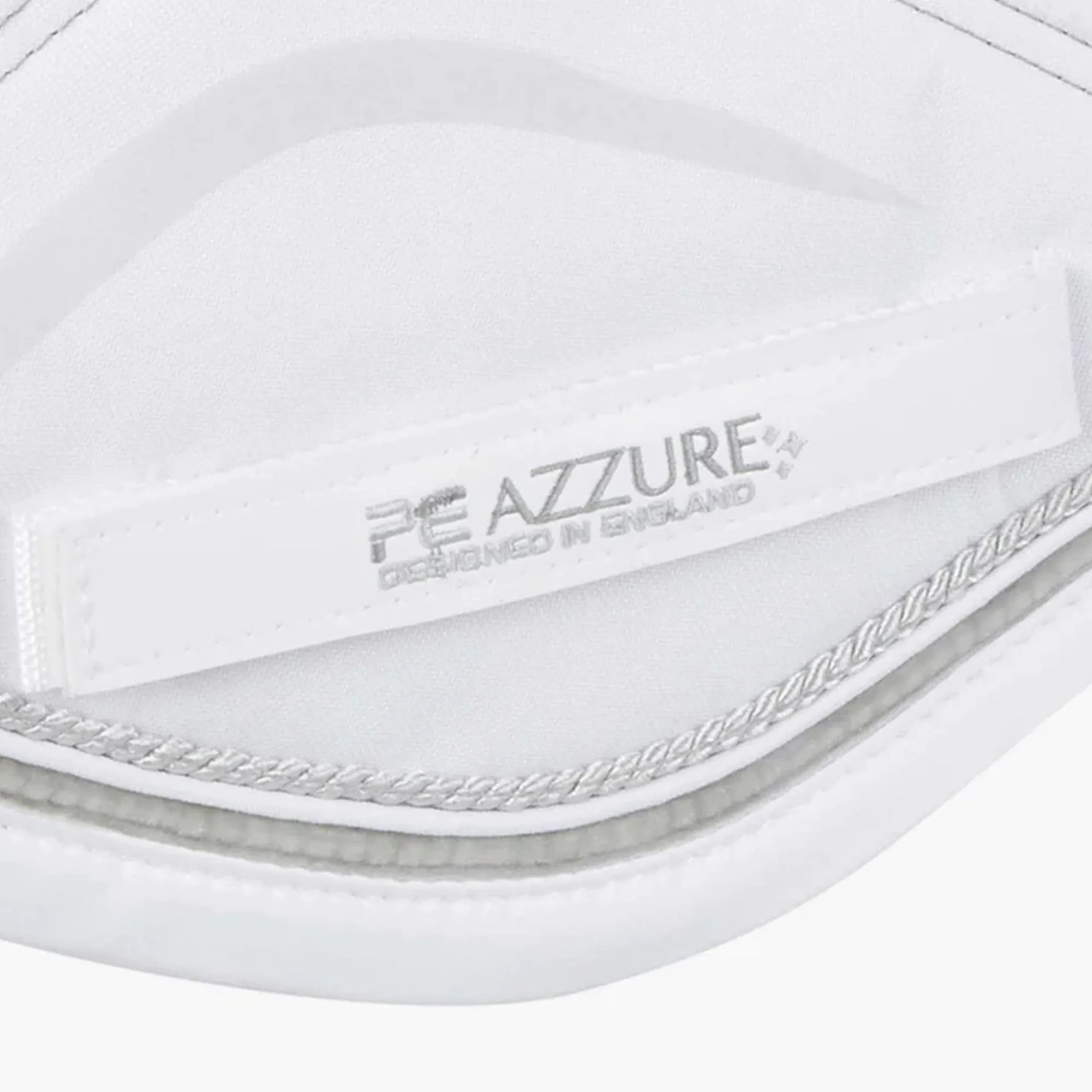 Premier Equine Azzure Anti-Slip Satin Dressage Square - White