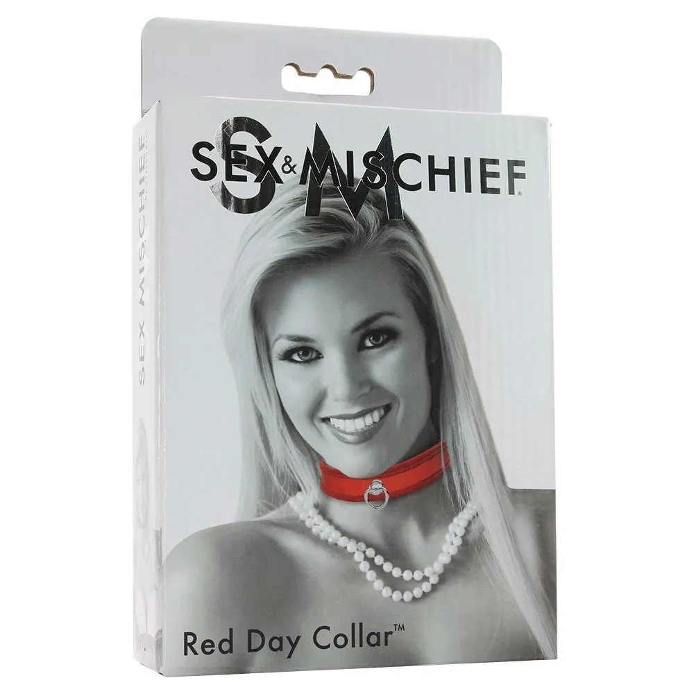 Sex & Mischief Red Day Collar