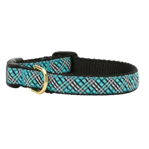 Teacup Collar | Aqua Plaid
