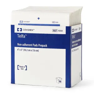 Telfa Non-Adherent Pad Dressings 3" x 4" inches 50/Box